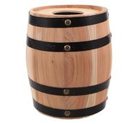 DIYEAH Fioriera: Secchiello per Fiori in Legno da 20 cm - Fioriera Rustica in Legno per Esterni, Giardino, Patio, Veranda, Decorazione per Tavolo da Matrimonio