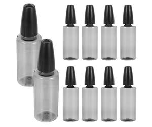 DIYEAH Flacone da Spremere 10 Pezzi Bottiglie Vuote di Olio per Macchina da Cucire Applicatori con Punta di Precisione Bottiglie di Colla Artigianale con Punta Fine