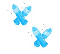 DIYEAH Gabbie Portatili per da Pesca 4 Pezzi Blu di Plastica 33X129Mm Cestini per Pastura con Dispersore per Pesca Grossa in Acqua Dolce e Salata per Nuovi Pescatori