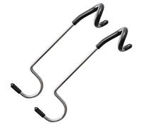 DIYEAH Ganci in Acciaio Inox per Lanterne da Campeggio, Set 2 Pezzi Guaina Antiscivolo, Accessori per Pali Luci per Escursioni e attività Outdoor