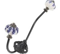 DIYEAH Gancio da Parete a Forma di Zucca in Metallo Resistente, Ganci Appendiabiti Vintage Rustici per Cappotti e Borse, Gancio Decorativo Multiuso per Bagno Cucina Soggiorno e Ingressi