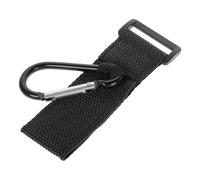 DIYEAH Gancio per Manubrio Bici e Moto da Cross senza Fori, Morsetto Resistente Nero, Accessorio Salvaspazio per Passeggini, Borse e Carrelli della Spesa, Installazione Rapida