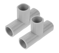 DIYEAH Giunto a Gomito del Tubo del Recinto 2 Pezzi Raccordi in Plastica per Box Ragazzo Ragazza per Recinzione di Sicurezza Domestica