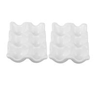 DIYEAH Griglia Per Uova Portauova Per Frigorifero Cestino Portauova In Ceramica Portauova Da Banco Per Uova Fresche Portauova In Ceramica Vassoio Per Uova Per Frigorifero Piccolo