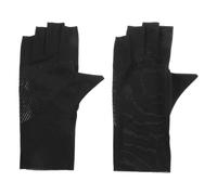 DIYEAH Guanti da Guida senza Dita per Donna Protezione Uv, Design a Metà Dita e Articolazioni per Manicure, Tessuto Traspirante in Filo per L'estate