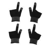 DIYEAH Guanti Per Gaming Copri Dita in Fibra Di Carbonio Guanti Touch Screen Leggeri e Adatti Per Uso Quotidiano