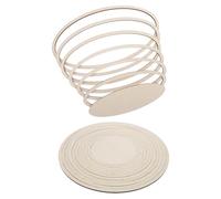 DIYEAH Guide Concentriche per Taglio Ceramica in Legno, Stampi Ovali per Argilla, Kit 2 Pezzi per Progetti DIY e Scuole