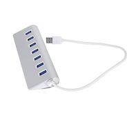 DIYEAH Hub USB 3.0 7 Porte Adattatore Multifunzione per Computer Design Accessorio Portatile per Lavoro e Casa