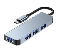 DIYEAH Hub USB Multiporta in Lega di Alluminio Convertitore Usb-c Porte USB Espansione di Trasferimento Dati Alta Velocità per Computer Portatile e Dispositivi Porta Type-c