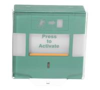 DIYEAH Interruttore Allerta Manuale Resettabile con Copertura Protettiva per Industriali Pulsante con Feedback Visibile e Tattile per Attivazione Sicurezza Aggiuntiva