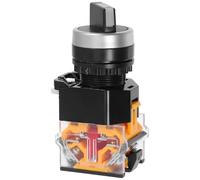 DIYEAH Interruttore Selettore Rotativo Posizioni con Blocco Autolock Manutenzionato Commutatore Posizioni per Circuiti Elettrici Facile Installazione e Cambio Alimentazione