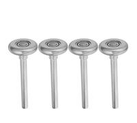 DIYEAH Kit di 4 pulegge scorrevoli per porte da garage, ruote silenziose, rulli universali, cuscinetti in ferro di ricambio per apriporta da garage domestico