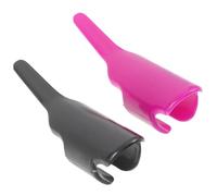 DIYEAH Kit di Accessori per Cucire - 2 Pezzi di Plastica per Il Controllo del Filo da Dito Filo da Cucito Ago Dito Punteruolo da Cucito