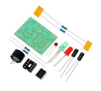 DIYEAH Kit Elettronico Ne555 Multivibratore Astabile Circuito Timer Lampeggiante Led, Set Di Pratica Saldatura e Formazione Fai Da Te, Scheda Elettronica Per Studenti e Appassionati, 3 Pezzi