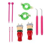 DIYEAH Kit Intrecciatura in Legno per Bricolage Macchina per Treccia Manuale Strumento Compatto per Corda e Braccialetti con Uncini da Maglia Portatile e Resistente