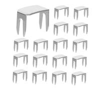 DIYEAH Kit Riparazione Cerniera Lampo 20 Pezzi Tappi Fermacerniera Superiori E Inferiori Per Borse Giacche E Cappotti Accessori Metallo Per Manutenzione E Ripristino Zip