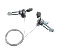 DIYEAH Leve Cambio Bicicletta in Alluminio Regolabili, Comando Cambio a Grilletto Compatibile per Mountain Bike e Bici da Strada, Accessori Ciclismo per Guida Efficiente