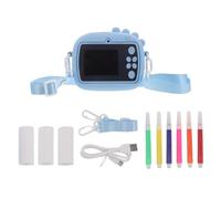 DIYEAH Macchina Fotografica Digitale Istantanea Struttura Compatta in Abs e Silicone per Stampa Immediata Foto, Design Cartone Animato Divertente per Feste e Documentazione