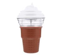 DIYEAH Macchina per gelato automatica, 450 ml, USB, elettrodomestico | Base antiscivolo, macchina per gelato impermeabile per preparare gelati e sorbetti fai da te, dolcetti fatti in casa facili