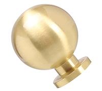 DIYEAH Manico a sfera di ottone Lucido armadio manopola tonda maniglie pomelli dei cassetti del comò manico del cabinet pomelli in metallo per comò Manico della porta del guardaroba D'oro