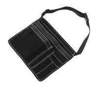 DIYEAH Marsupio con 3 Tasche Resistenti per Elettricisti da Lavoro Nero Oxford Cintura Regolabile e Compartimenti Separati per Manutenzione e Ispezione