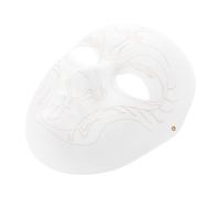 DIYEAH Maschera di Pasta da Dipingere Design alle Maschere Tradizionali Cinesi, Precut per Progetti Scolastici e Decorazioni per Feste di Halloween
