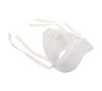 DIYEAH Maschera Steampunk Bianca in Abs Robusta per Feste a Tema e Cosplay, Design Punk Cyborg Versatile per Adulti Uomini e Occasioni Multiple
