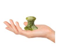 DIYEAH Massaggiatore Facciale in Pietra Fungo per Massaggio Viso e Meridiani, Pietra Massaggiante Gua Sha per Trattamento Viso e Rilassamento Muscolare