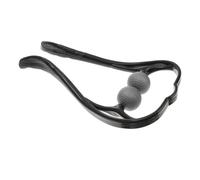 DIYEAH Massaggiatore Manuale Portatile per Collo in Materiale Delicato sulla Pelle, Dispositivo Ergonomico Superficie Microcurvata per Massaggio Vertebre Cervicali, Strumento Pratico