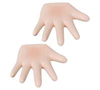 DIYEAH Mensola da Parete a Forma di Mano in Resina Supporto Decorativo Gancio per Bagno e Soggiorno Set 2 Pezzi Superficie Liscia e Capacità di Peso Robusta per Piante e Articoli da