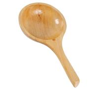 DIYEAH Mestolo in Legno Ergonomico per Uso Domestico Cucchiaio d'Acqua Compatto e Versatile per Bagno Sauna e Cucina Strumento Pratico e Salve Spazio