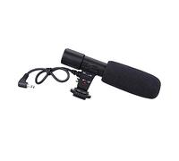 DIYEAH Microfono Professionale per Telecamera Microfono per Interviste e Registrazione Audio Compatibile DSLR e Videocamere Design Compatto e Angolo 120 per Voci Multiple
