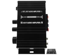 DIYEAH Mini Amplificatore Audio per Veicoli e Mp3 12v Compatto in Lega di Alluminio Potenza 40wx2 e Risposta 20-20khz per Progetti di Ingegneria e Amplificazione Vocale