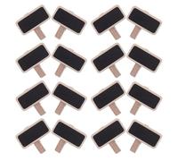 DIYEAH Mini Clip per Lavagna in Legno 35 CM Quadrata Set da 80 Pezzi con Etichette Scrivibili per Promemoria Etichette Alimentari e Segnaposto per Eventi per Casa Ufficio e Viaggi