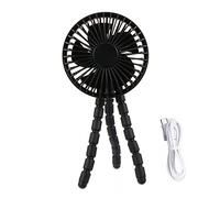 DIYEAH Mini Ventilatore Portatile Ventilatore Esterno Flessibile Treppiede Velocità Raffrescatore D'aria Ricaricabile