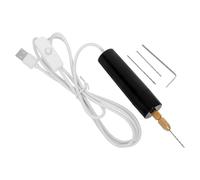 DIYEAH Minitrapano Elettrico Alimentato Tramite USB con Punte Elicoidali per Resina Perle e Miniature per Hobby e Artigianato