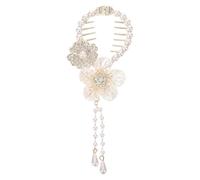 DIYEAH Mollette Chioma Donna in Metallo Stile Antico Fiori di Mughetto, Clip Elegante e Stabile per Acconciature a Mezza Coda e Raccolti Raffinati