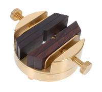 DIYEAH Morsa Morsetto in Ottone Per Incisione Di Sigilli e Pietre Base Girevole Impugnatura Stabile Utensile Manuale Per Intaglio Di Sigilli Calligrafia