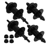 DIYEAH Mozzo Ruota Bicicletta a 36 Fori in Metallo con Albero Cavo, Set 2 Paia Mozzi Anteriori e Posteriori per Bici da Strada e Mountain Bike con Freno a Disco, Sgancio Rapido