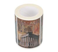 DIYEAH Nastro Adesivo Washi Creativo Tema Francobolli Nastro di Carta Decorativo per Diario e Quaderno Facile da Staccare Senza Residui Rotolo Unico per Decorazioni Fai da Te