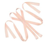 DIYEAH Nastro per Scarpette da Punta 2 Pezzi in Raso Rosa, per Danza | Cucito a Mano, Tocco Confortevole e Finitura Liscia, per Allenamento di Balletto e Scena