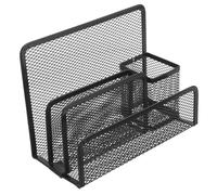 DIYEAH Organizer Portadocumenti da Scrivania in Rete Metal Resistente e Multifunzionale Design Semplice e Compatto per Ufficio e Casa con Spazio per File Libri e Riviste