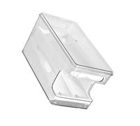 DIYEAH Organizzatore Frigo Uova Doppio Strato in Pet e Pp, Contenitore Trasparente Funzione Scorrevole per Facile Accesso, per Famiglia Numerosa in Cucina