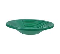 DIYEAH Padella per Prospezione in Plastica Portatile con Scanalature Profonde per Setacciatura Accurata per Attività di Ricerca Oro All'aperto e Alluvionale