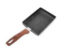 DIYEAH Padella Quadrata Antiaderente per Uova e Pancakes Piccola con Fondo Piatto Resistente e Adatta Cucine Induzione per Colazioni e Frittate Giapponesi