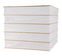 DIYEAH Paralume di Carta Quadrato Pieghevole Bianco Coprilampada Origami Piccolo per Lampade da Soffitto e da Parete Accessorio Decorativo per Interni Illuminazione Diffusa