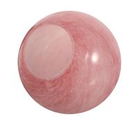 DIYEAH Paralume e Facile da Pulire Decorativo a Sfera in Vetro Rosa per Lampada a Sospensione, per Arredamento Casa e Soggiorno Moderno
