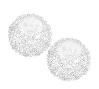 DIYEAH Paralume Lampada G9 in Vetro a Globo con Filo in Alluminio Argento, Coppia di 2 Pezzi, Installazione Semplice, Perfetto per Case Contemporanee