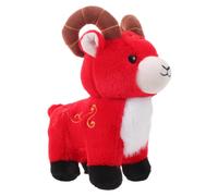 DIYEAH Peluche della capra dello zodiaco cinese, pecora in piedi per il | Peluche a forma di pecora dello zodiaco, simpatico agnello giocattolo, decorazione per le feste, regalo per l'anno della