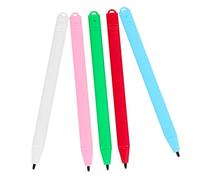 DIYEAH Penna stilo per schermi sensibili 5 pezzi Punta in gomma elettroconduttiva alta sensibilità e corpo in ABS portatile per scrittura e disegno